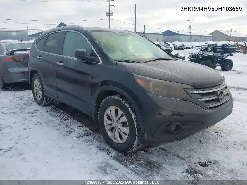 2HKRM4H95DH103669 2013 Honda Cr-V Touring