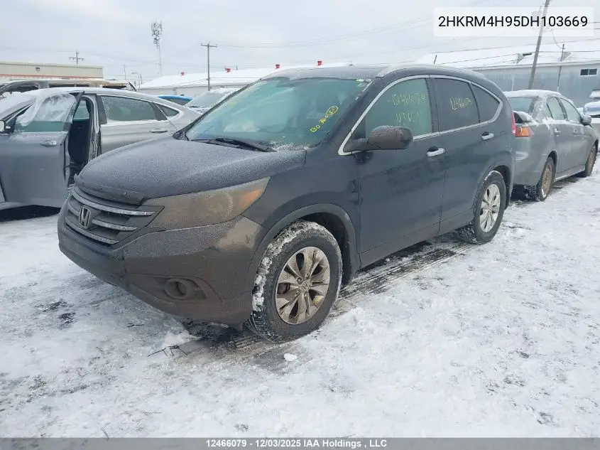 2HKRM4H95DH103669 2013 Honda Cr-V Touring