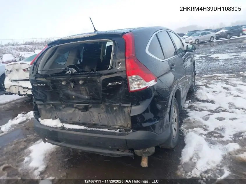 2HKRM4H39DH108305 2013 Honda Cr-V