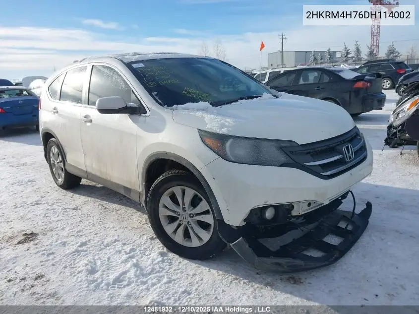 2HKRM4H76DH114002 2013 Honda Cr-V Exl