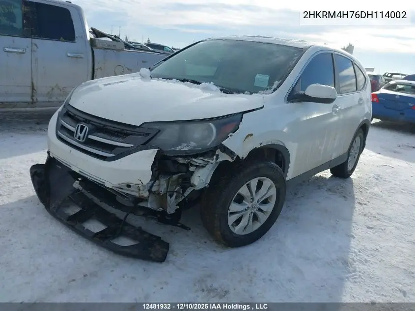 2HKRM4H76DH114002 2013 Honda Cr-V Exl