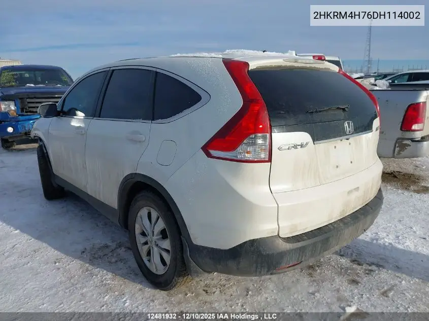 2HKRM4H76DH114002 2013 Honda Cr-V Exl