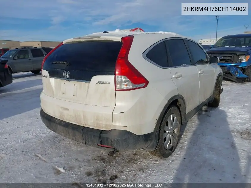 2HKRM4H76DH114002 2013 Honda Cr-V Exl