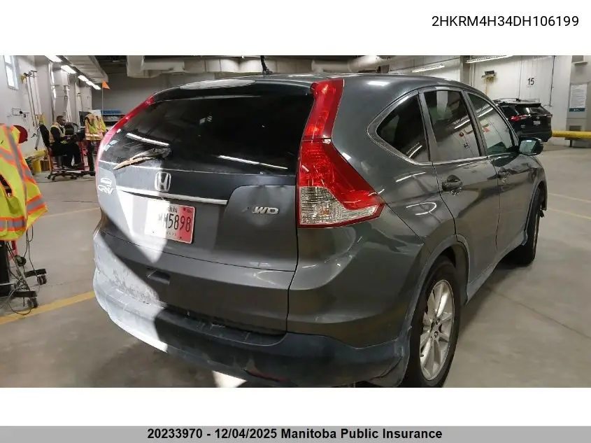 2HKRM4H34DH106199 2013 Honda Cr-V Lx