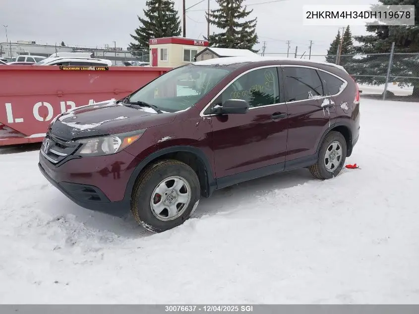 2HKRM4H34DH119678 2013 Honda Cr-V