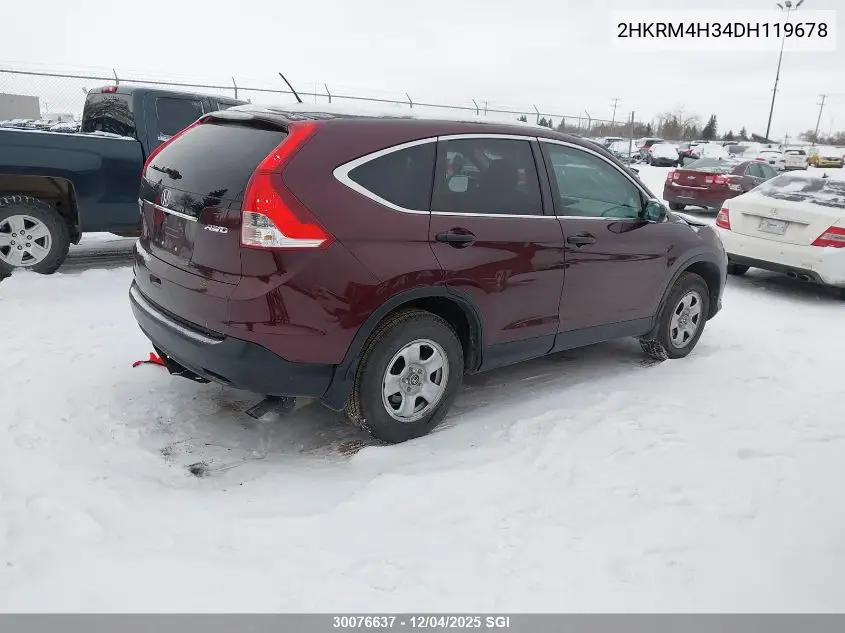 2HKRM4H34DH119678 2013 Honda Cr-V