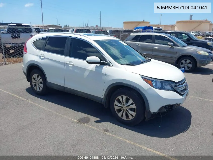 2013 Honda Cr-V Ex-L VIN: 5J6RM3H71DL041041 Lot: 40104888