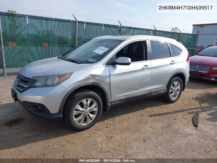 2HKRM4H71DH639517 2013 Honda Cr-V Ex-L