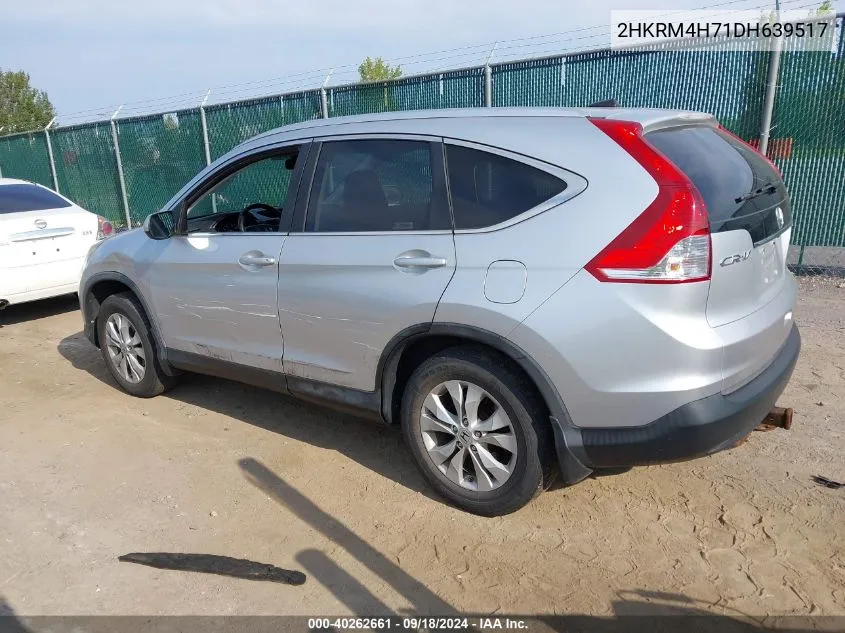 2013 Honda Cr-V Ex-L VIN: 2HKRM4H71DH639517 Lot: 40262661