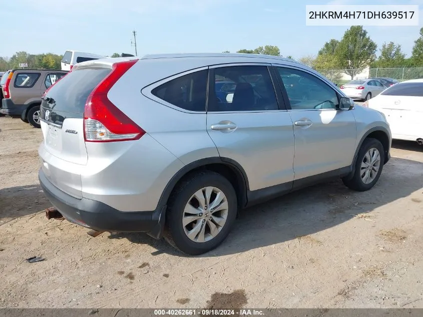 2013 Honda Cr-V Ex-L VIN: 2HKRM4H71DH639517 Lot: 40262661