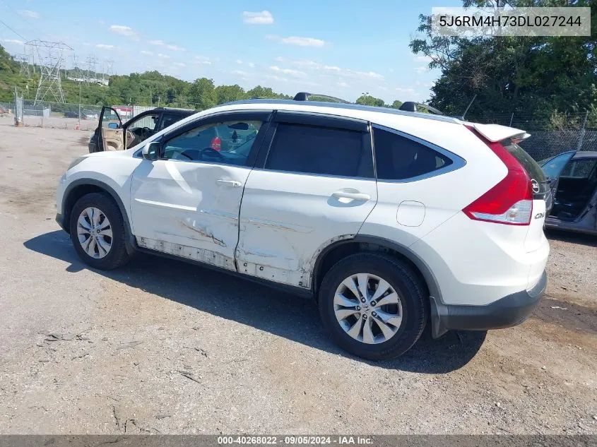 5J6RM4H73DL027244 2013 Honda Cr-V Ex-L