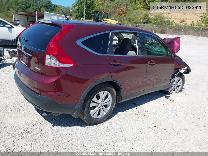 2013 Honda Cr-V Ex VIN: 5J6RM4H56DL033926 Lot: 40275324