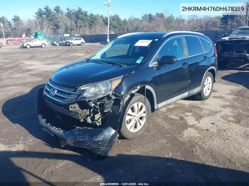 2HKRM4H76DH678359 2013 Honda Cr-V Ex-L