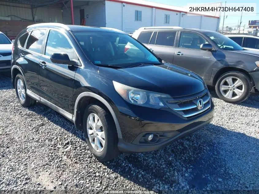 2HKRM4H73DH647408 2013 Honda Cr-V Ex-L