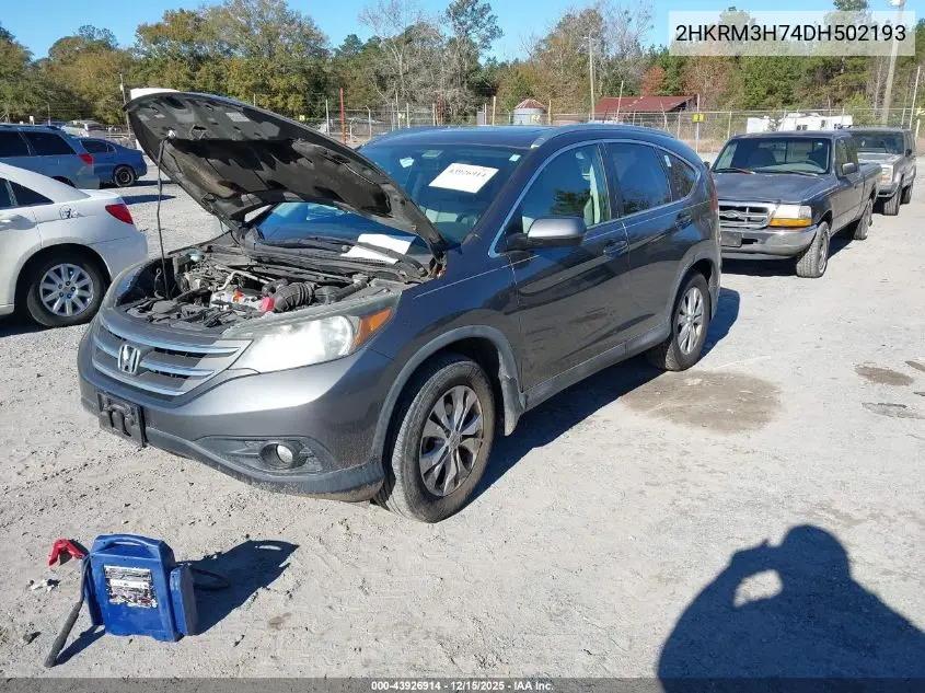 2HKRM3H74DH502193 2013 Honda Cr-V Ex-L