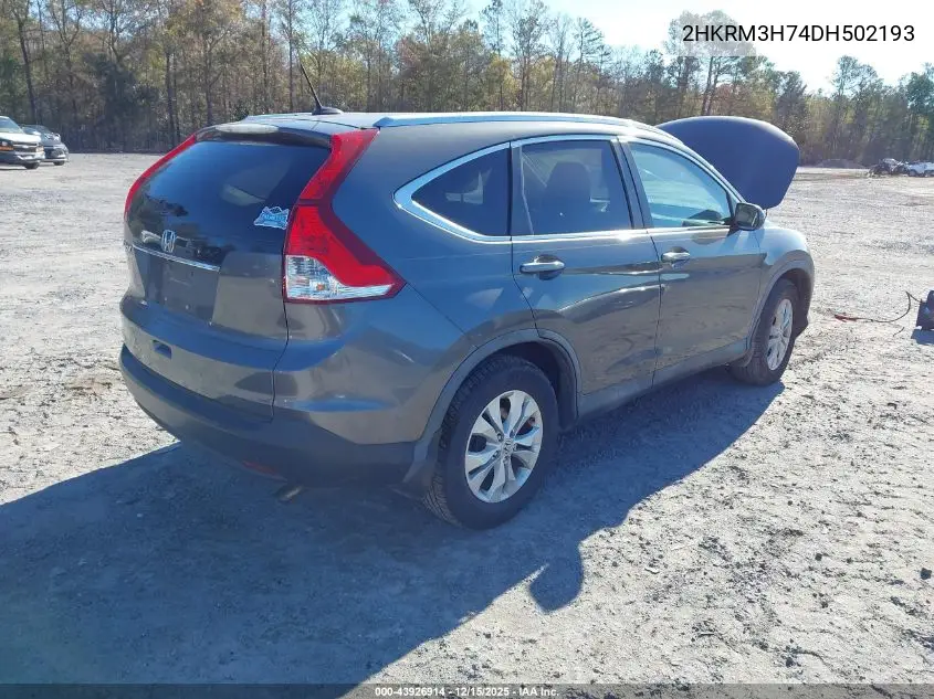 2HKRM3H74DH502193 2013 Honda Cr-V Ex-L