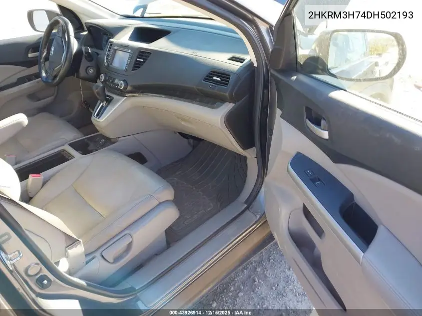 2HKRM3H74DH502193 2013 Honda Cr-V Ex-L