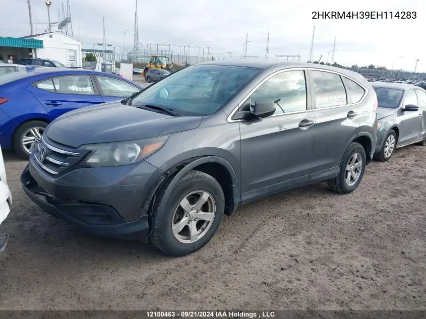 2014 Honda Cr-V VIN: 2HKRM4H39EH114283 Lot: 12100463