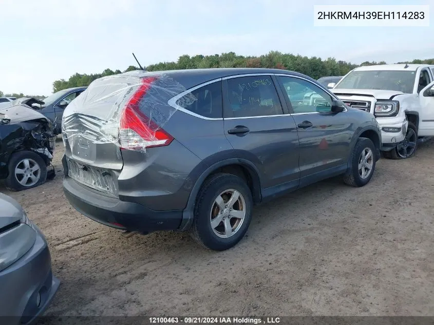 2014 Honda Cr-V VIN: 2HKRM4H39EH114283 Lot: 12100463