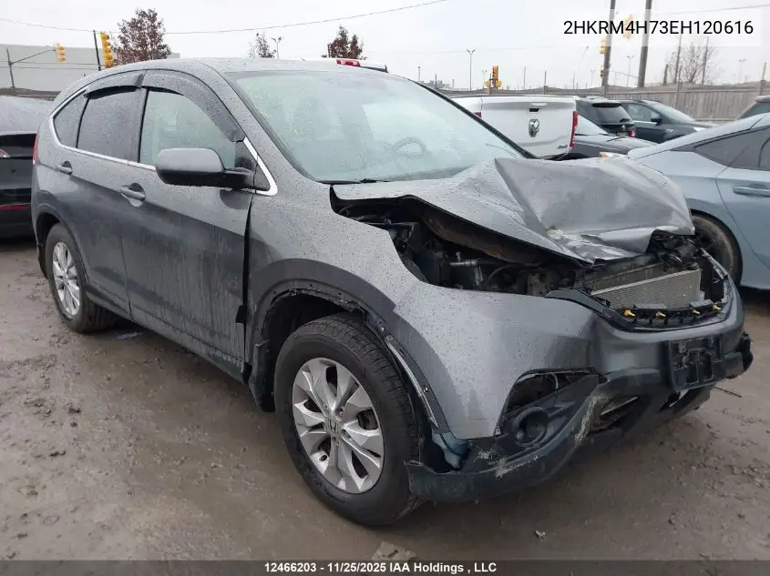 2HKRM4H73EH120616 2014 Honda Cr-V Ex-L