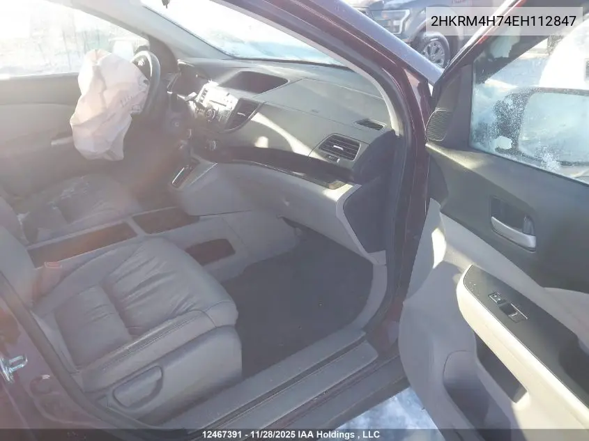 2HKRM4H74EH112847 2014 Honda Cr-V Ex-L