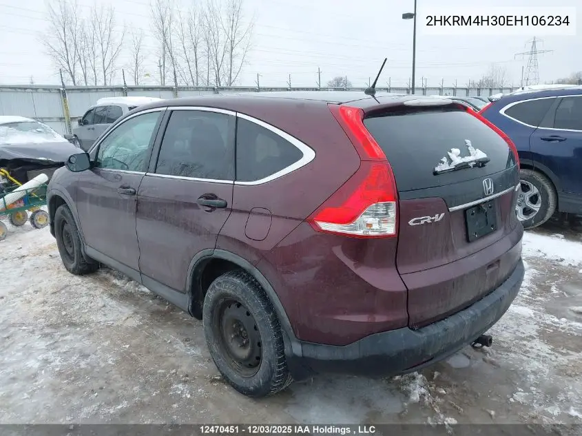 2HKRM4H30EH106234 2014 Honda Cr-V