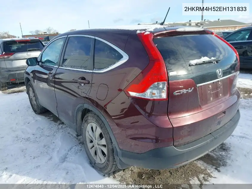 2HKRM4H52EH131833 2014 Honda Cr-V Ex