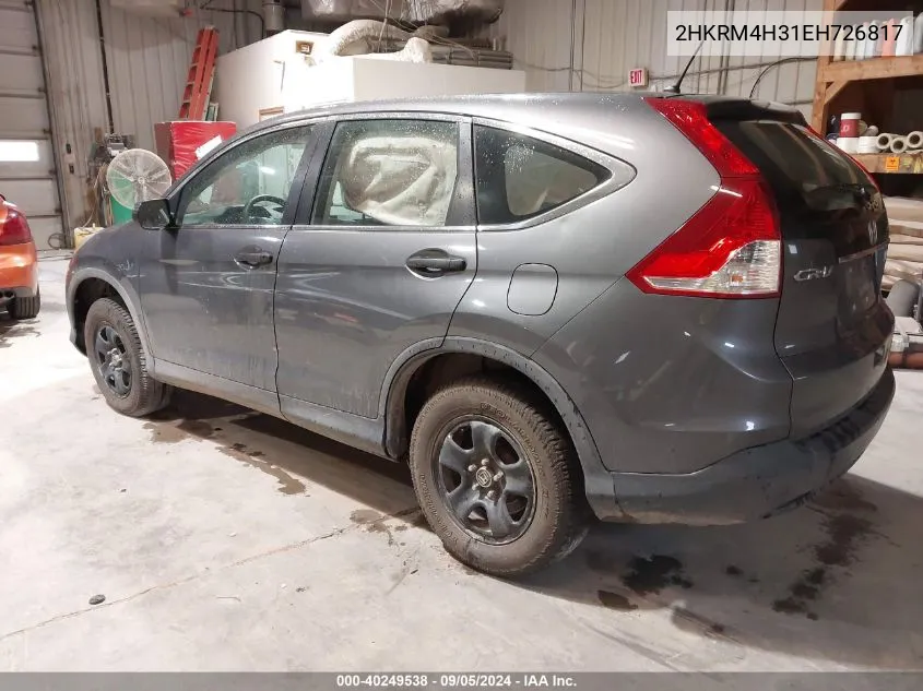 2014 Honda Cr-V Lx VIN: 2HKRM4H31EH726817 Lot: 40249538