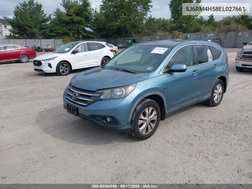 5J6RM4H58EL027661 2014 Honda Cr-V Ex