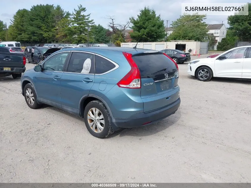 2014 Honda Cr-V Ex VIN: 5J6RM4H58EL027661 Lot: 40368509