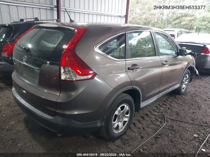 2014 Honda Cr-V Lx VIN: 2HKRM3H35EH513377 Lot: 40415419