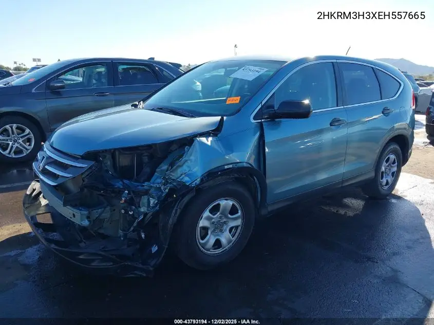 2HKRM3H3XEH557665 2014 Honda Cr-V Lx