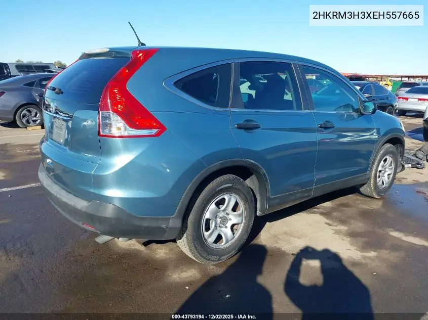 2HKRM3H3XEH557665 2014 Honda Cr-V Lx