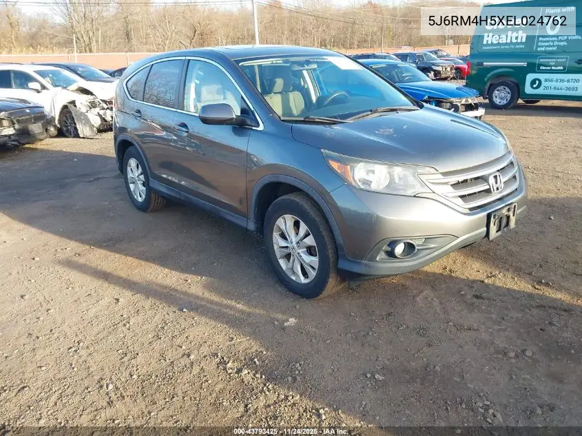 5J6RM4H5XEL024762 2014 Honda Cr-V Ex