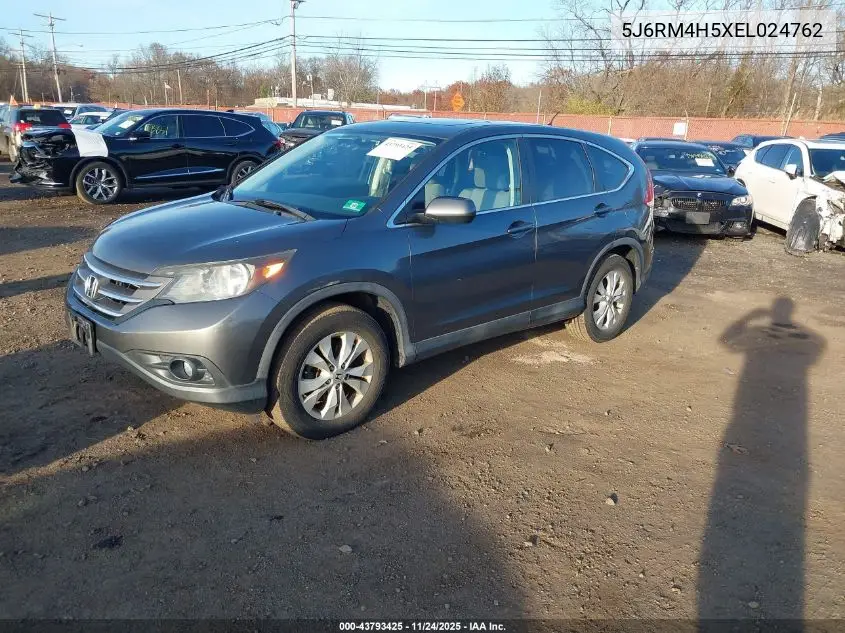 5J6RM4H5XEL024762 2014 Honda Cr-V Ex