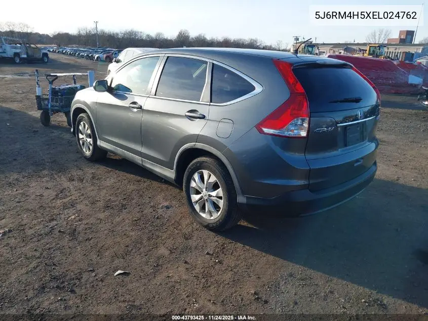 5J6RM4H5XEL024762 2014 Honda Cr-V Ex
