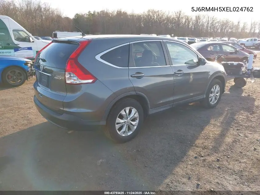 5J6RM4H5XEL024762 2014 Honda Cr-V Ex