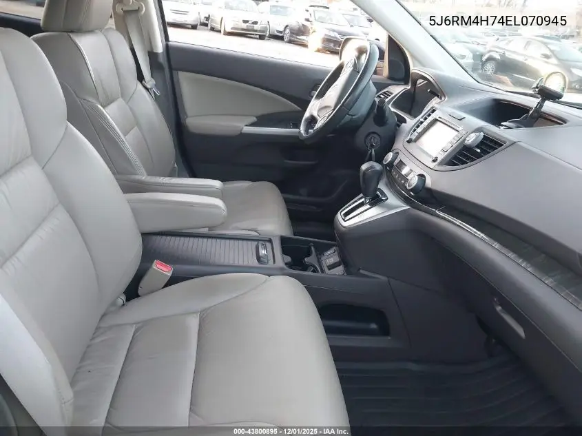 5J6RM4H74EL070945 2014 Honda Cr-V Ex-L