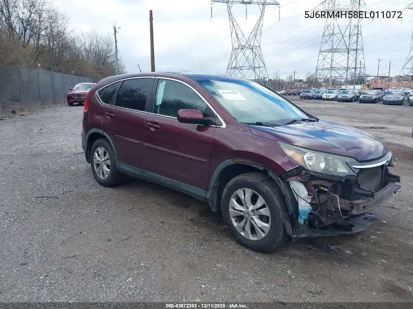 5J6RM4H58EL011072 2014 Honda Cr-V Ex