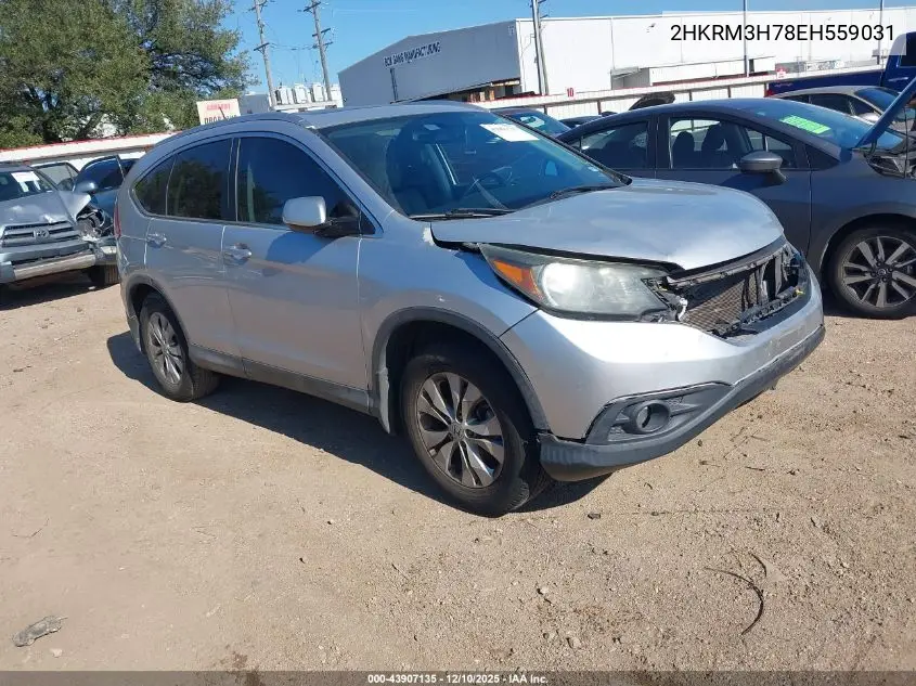 2HKRM3H78EH559031 2014 Honda Cr-V Ex-L