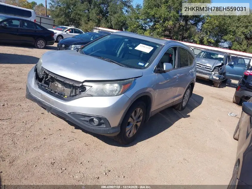 2HKRM3H78EH559031 2014 Honda Cr-V Ex-L