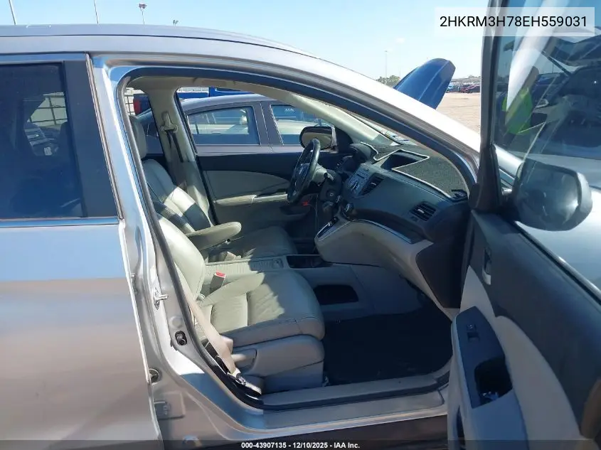 2HKRM3H78EH559031 2014 Honda Cr-V Ex-L