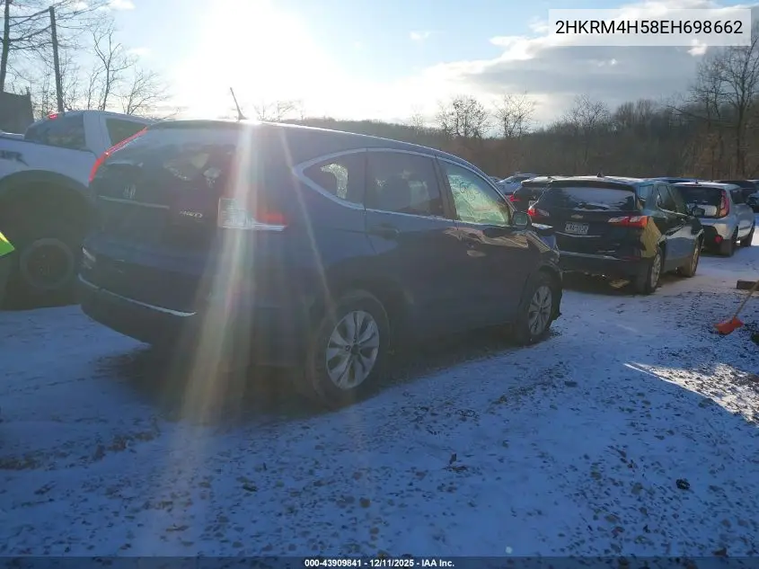 2HKRM4H58EH698662 2014 Honda Cr-V Ex