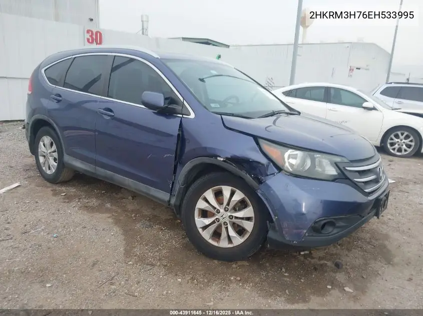 2HKRM3H76EH533995 2014 Honda Cr-V Ex-L