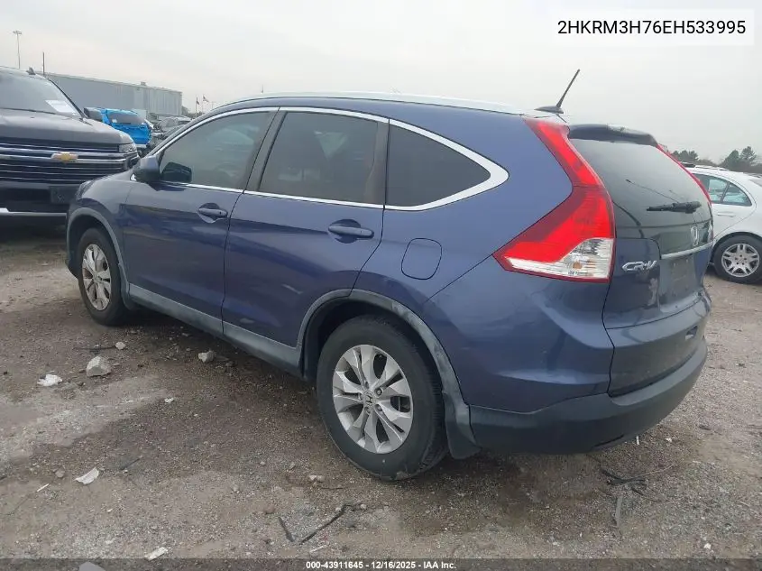 2HKRM3H76EH533995 2014 Honda Cr-V Ex-L