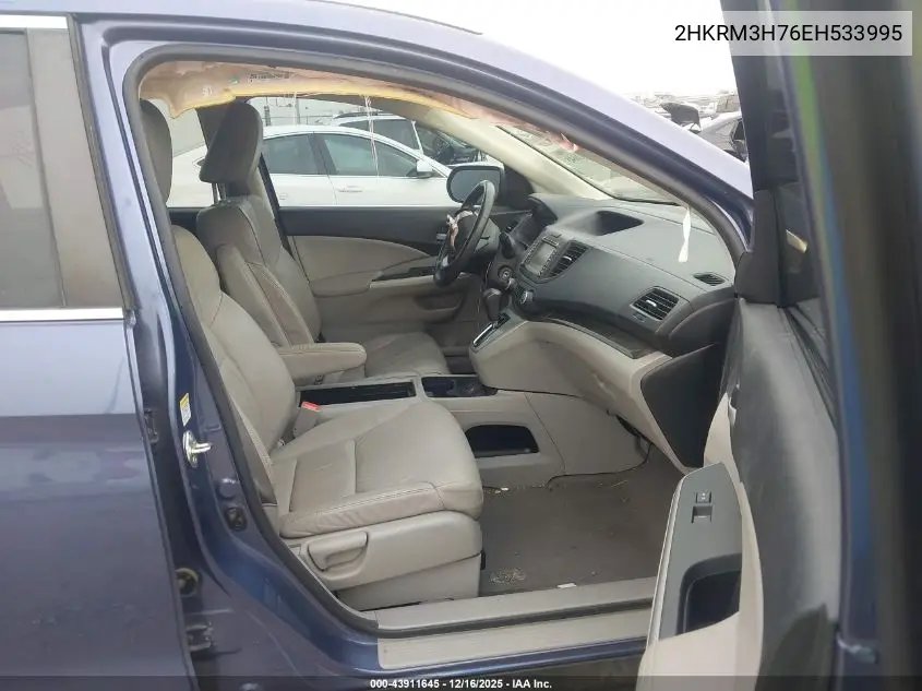 2HKRM3H76EH533995 2014 Honda Cr-V Ex-L