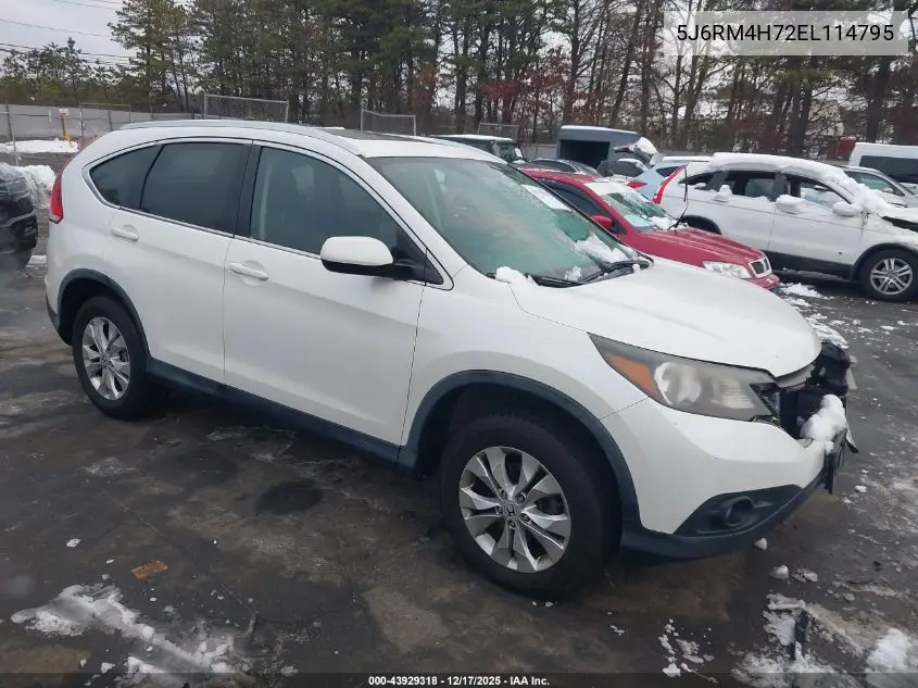 5J6RM4H72EL114795 2014 Honda Cr-V Ex-L
