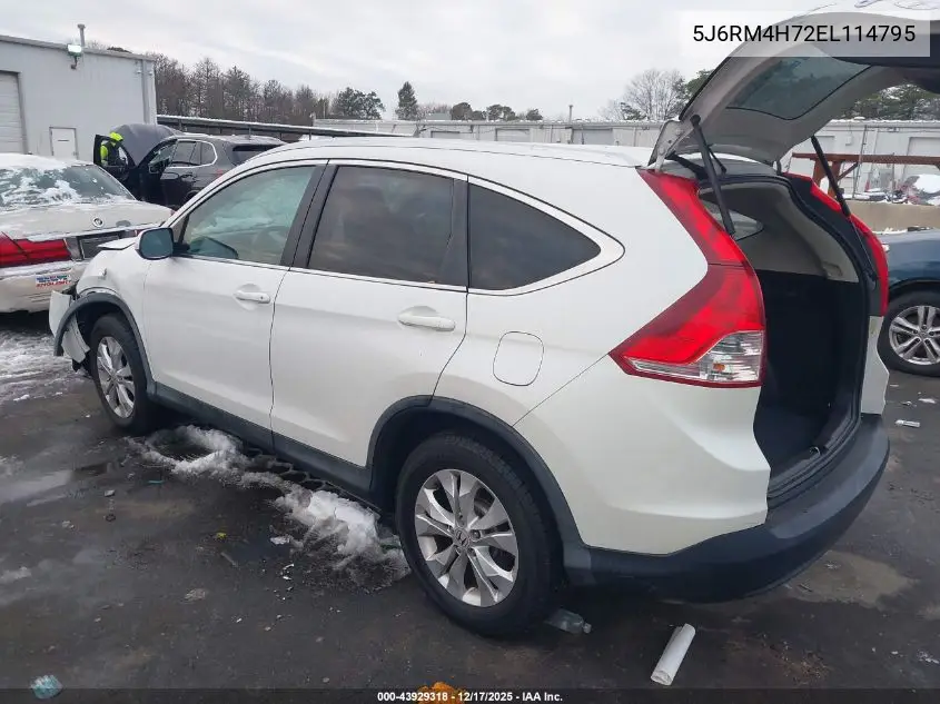 5J6RM4H72EL114795 2014 Honda Cr-V Ex-L