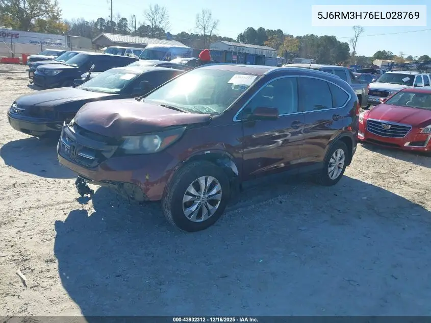 5J6RM3H76EL028769 2014 Honda Cr-V Ex-L