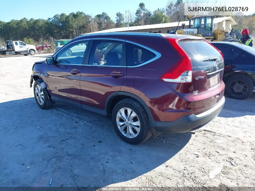 5J6RM3H76EL028769 2014 Honda Cr-V Ex-L